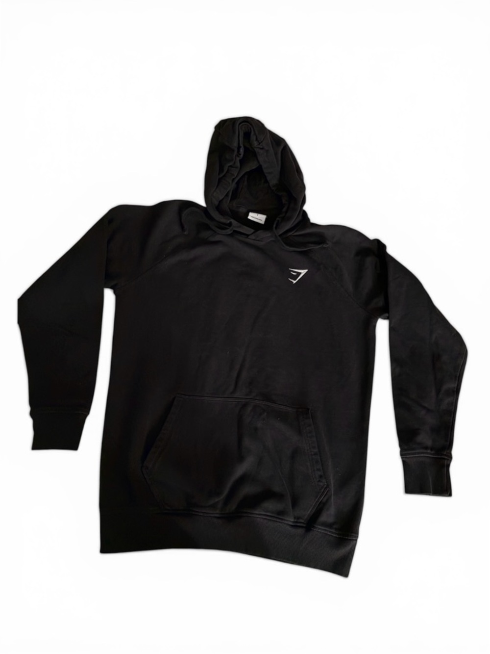 Gymshark Black Crewneck Hoodie with Subtle Logo